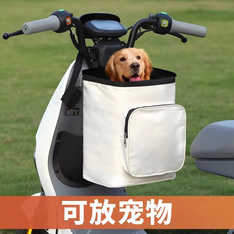 电动车头盔挂物包大号电瓶车防水挂包前置兜收纳挂袋收纳袋大容量