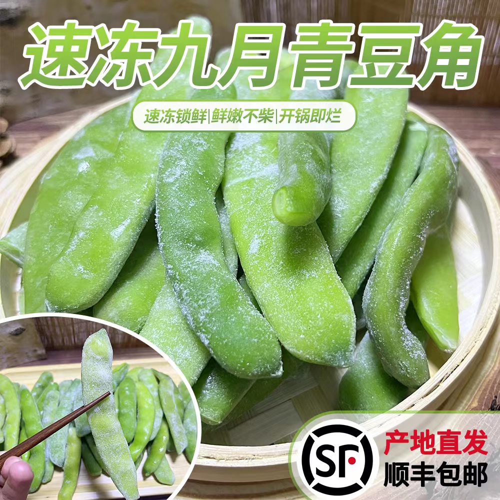 【速冻九月青】东北新鲜速冻油豆角九月青豆角开锅烂2斤5斤顺丰包邮