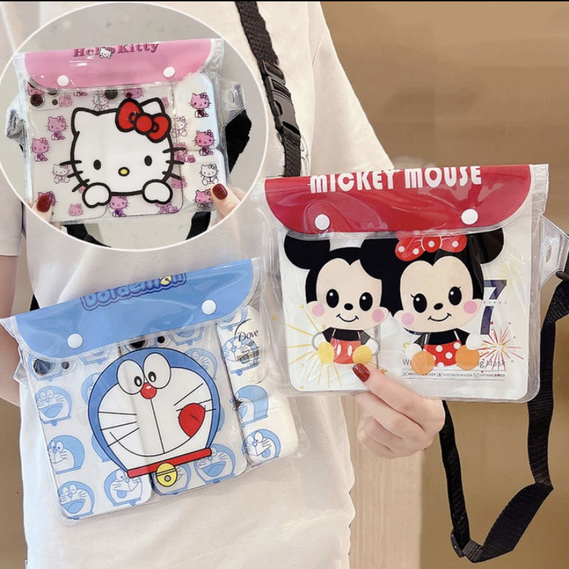 66夏季玩水必备PVC卡通防水袋大容量漂流沙滩防水袋腰包户外便携
