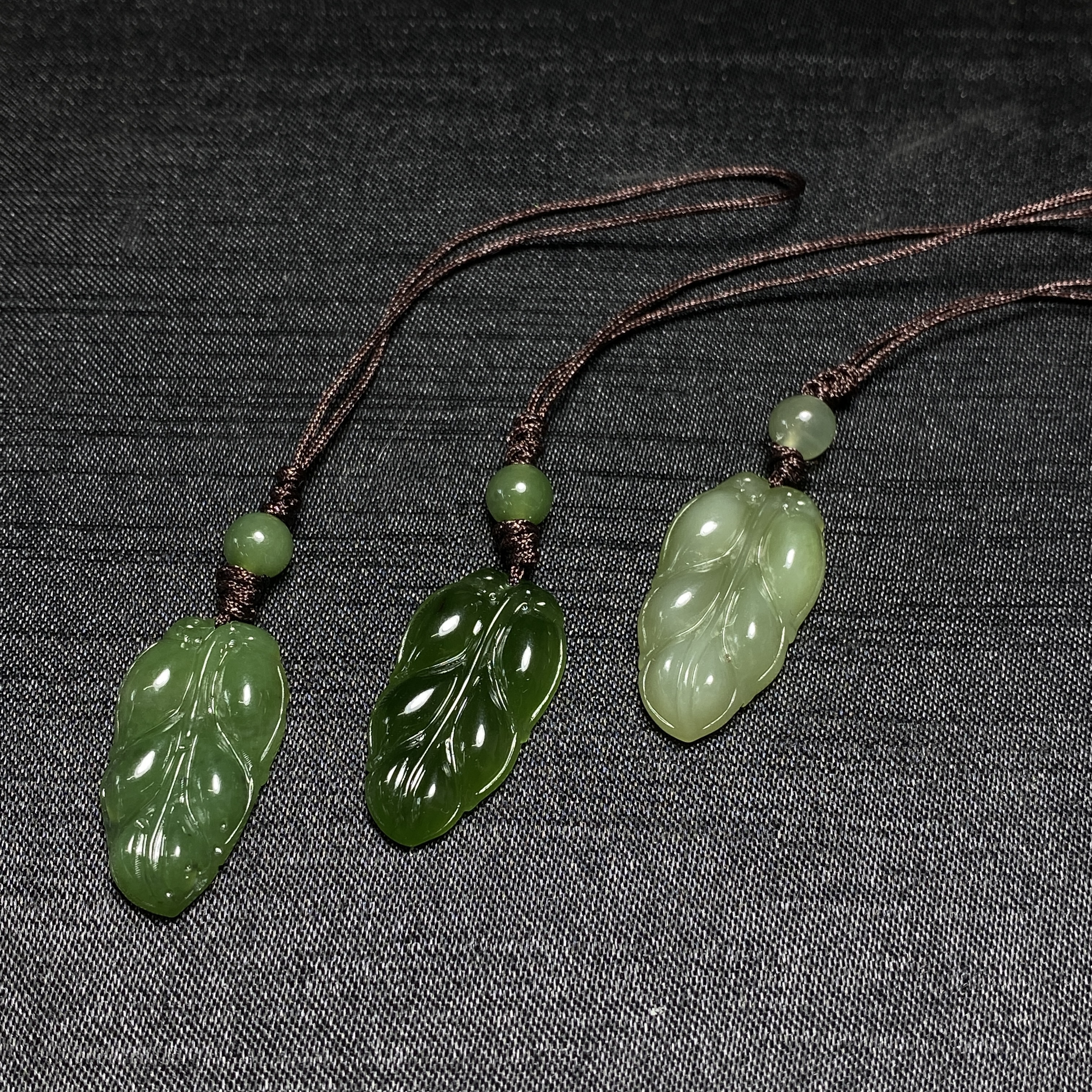 碧玉树叶小挂件不备注多样性发一