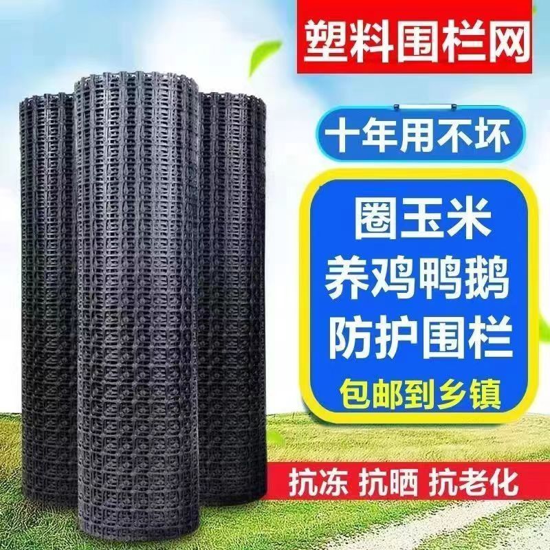 塑料围栏网养殖菜园栅栏户外家用农村拦鸡鸭鹅胶网果园鱼塘防护网
