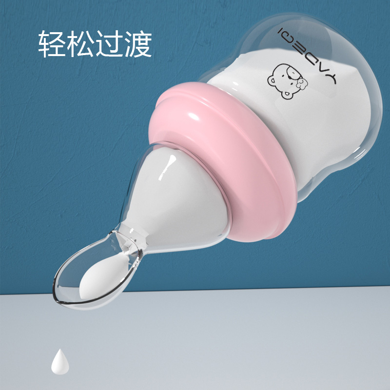 新生婴儿宽口径防摔玻璃防呛防胀气0-奶瓶0-12个月防胀气防摔