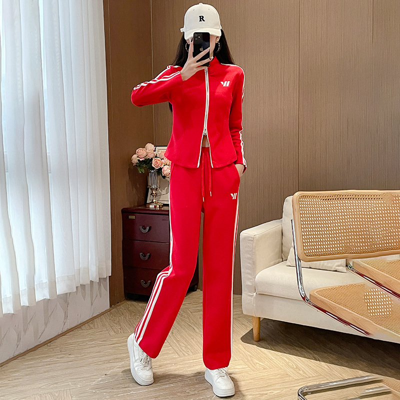 新款健身操广场舞运动套装