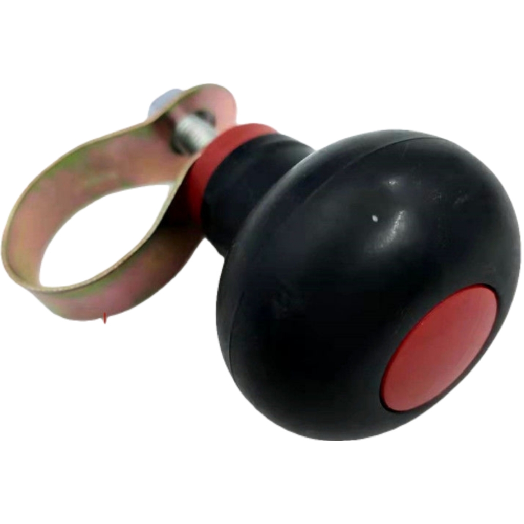 拖拉机收割机铲车黑色方向盘转向助力手球助力器圆形通用实心固定