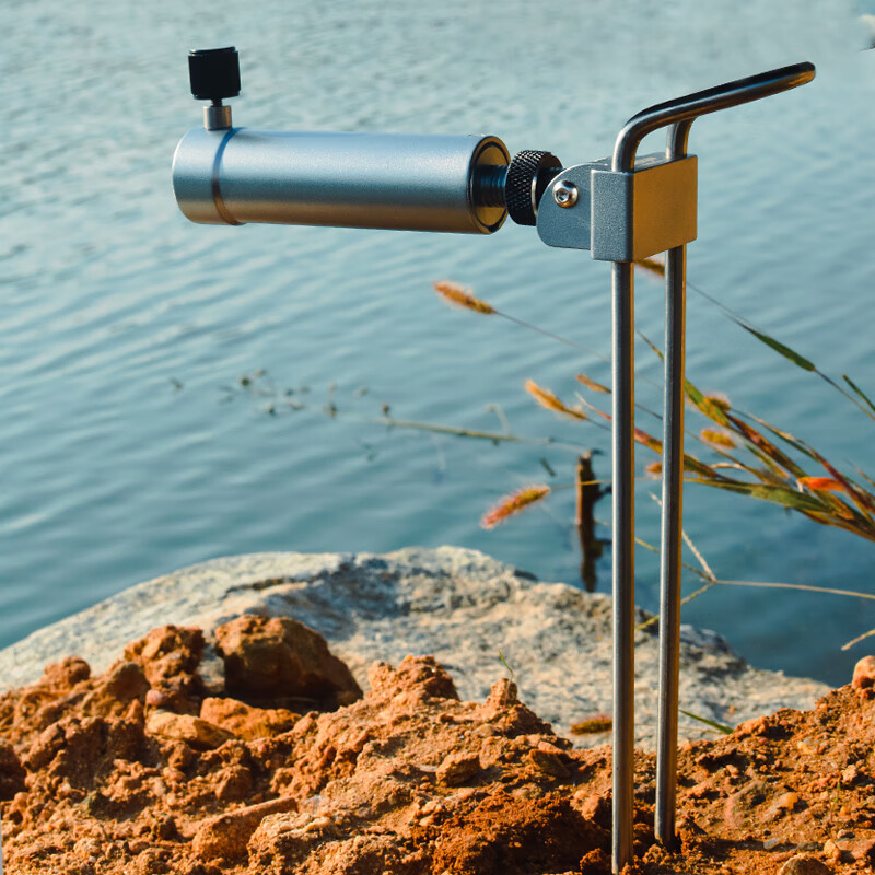 威宝莱 威宝莱 不锈钢便携地插 野钓地插支架 通用地插 鱼竿支撑