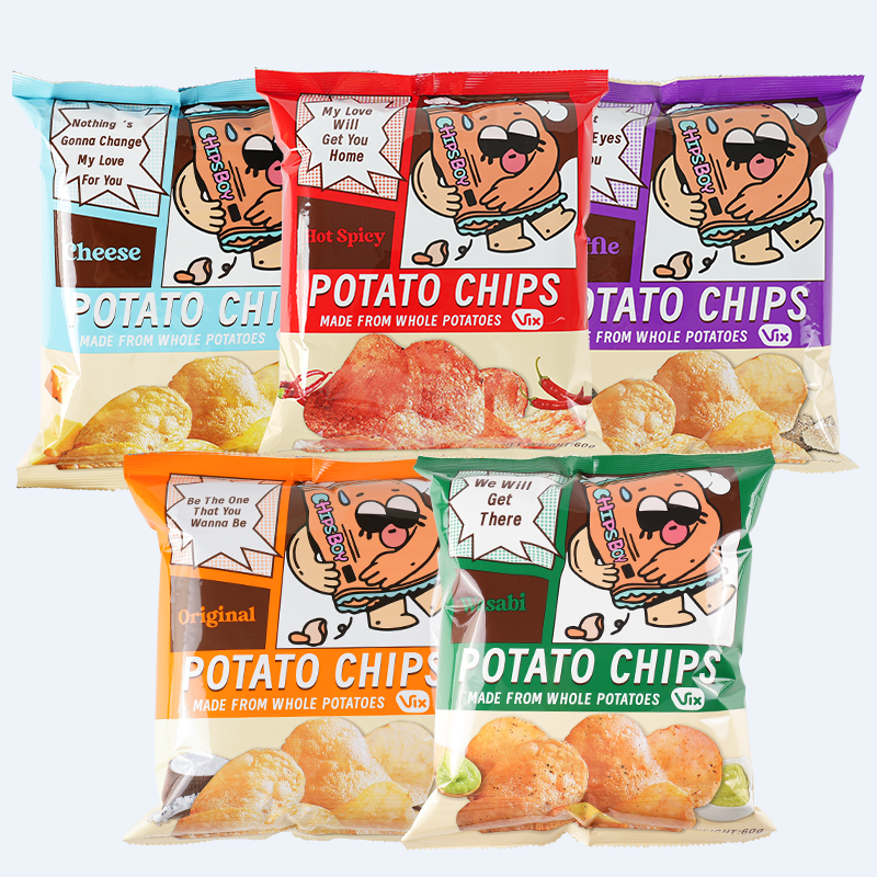 薯袋仔膨化薯片野餐春游黑松露原味甜辣味五种口味