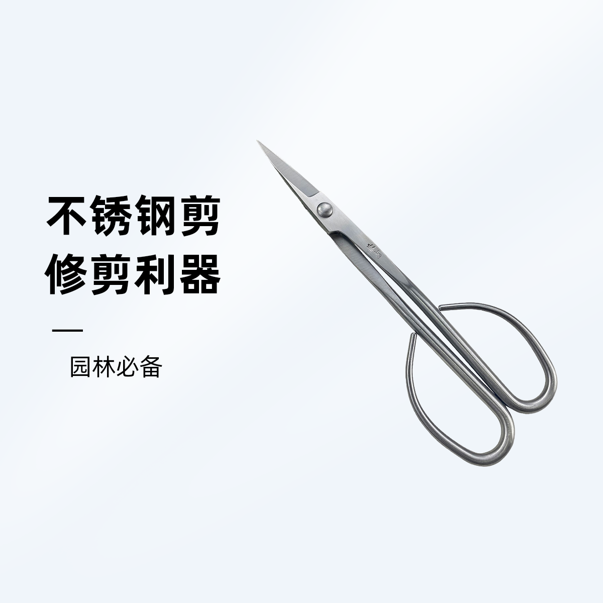 兼吉T03不锈钢叶芽剪园林剪嫩芽果剪园艺剪刀盆景修剪工具尖头