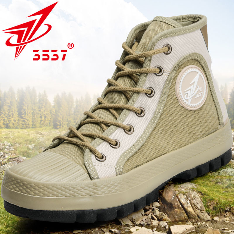 3537正宗原厂解放鞋高帮户外男登山鞋胶鞋防滑工作鞋工地夏季耐磨