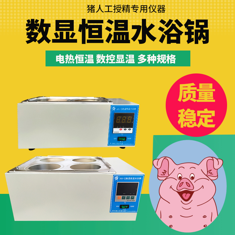 猪人工授精恒温水浴锅 加热水浴锅 公猪稀释水浴锅