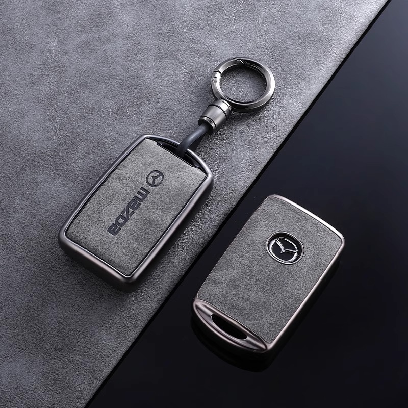 马自达3昂克赛拉钥匙套高档cx5车cx4马自达6壳cx50扣cx30阿特兹包