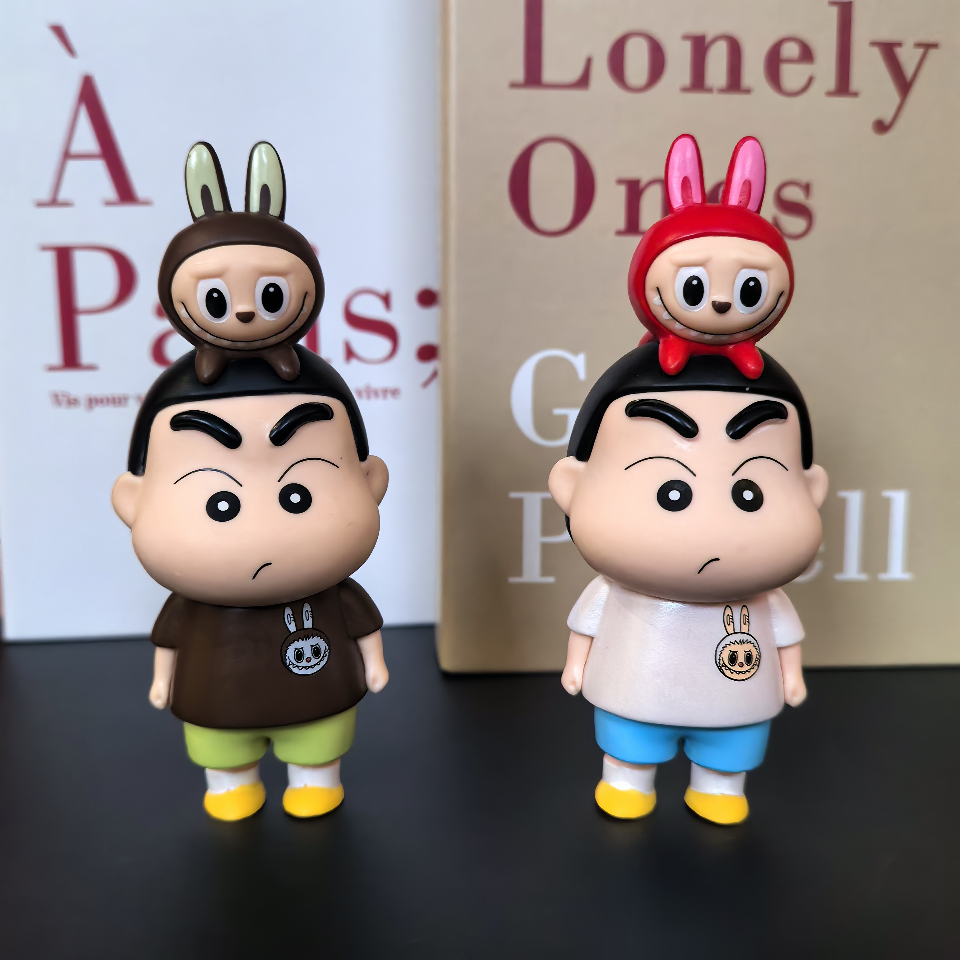 模型生日礼物装饰小新cos拉bubu手办摆件车载摆件网红可爱创意