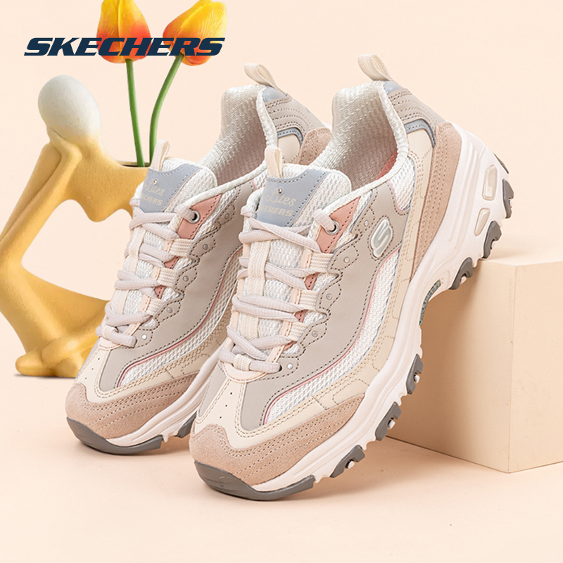 【QQ豆乳】斯凯奇女鞋熊猫鞋秋季新款时尚潮流休闲鞋缓震老爹鞋女