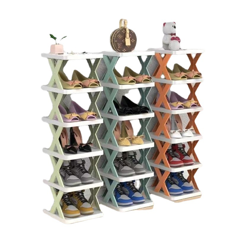 门口鞋柜多层收纳家用省空间鞋架简易小窄鞋架子鞋柜子经济型网红