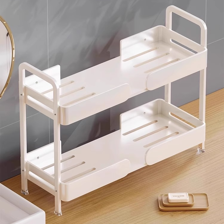 浴室置物架洗手间洗手台洗漱用品收纳架卫生间洗面奶护肤品储物架