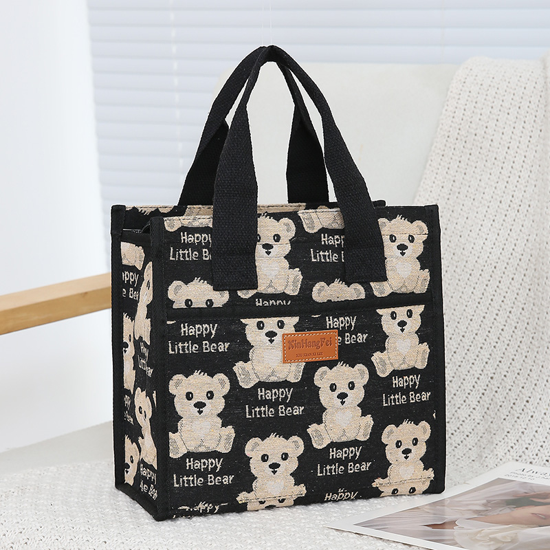 手提袋拎包女生通勤外出专用杂物袋上班手提小布包