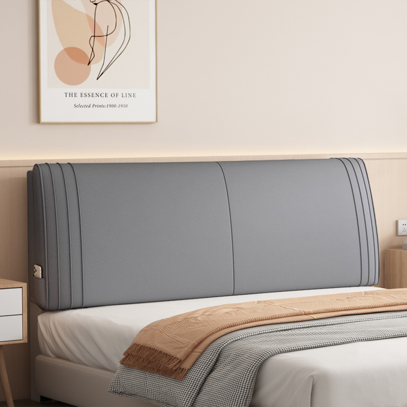 科技布床头软包靠垫卧室榻榻米防撞靠背垫实木可拆洗海绵大床头