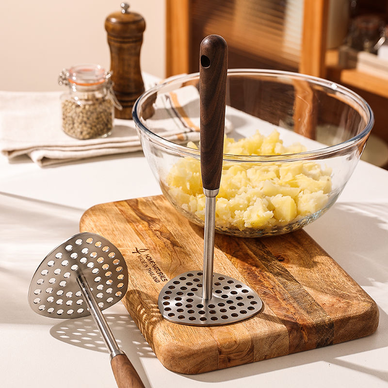 304不锈钢日式捣泥器压土豆泥神器专业捣泥工具婴儿辅食压泥器