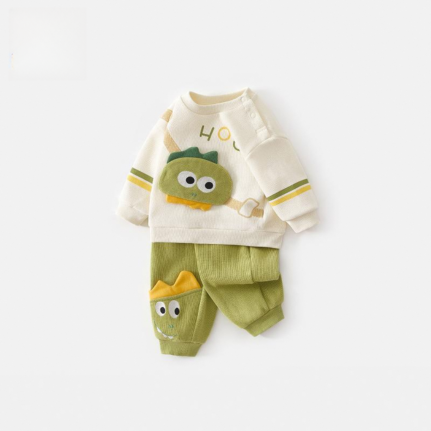 男童秋装套装2025新款阳光帅气儿童卫衣婴儿裤子秋季小童装宝衣服