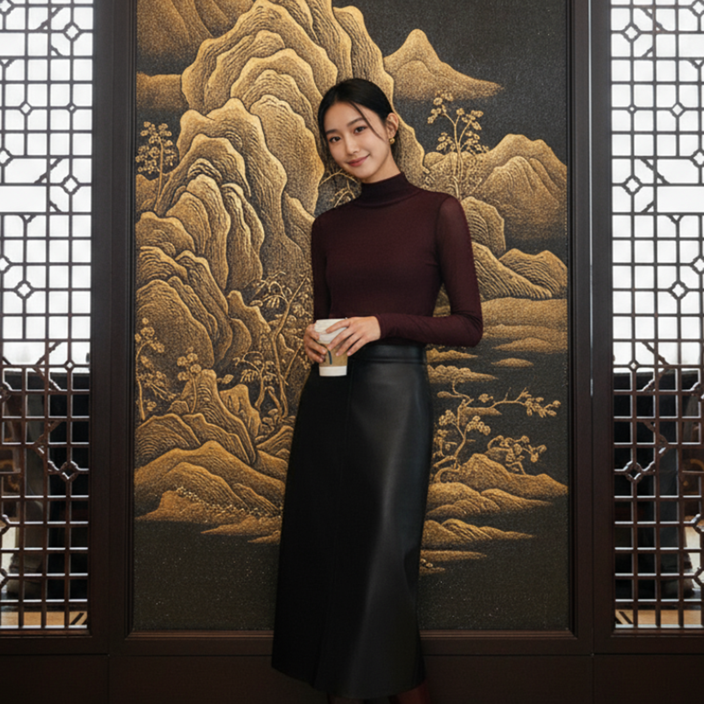 2025初秋新款修身显瘦打底针织衫百搭堆堆领打底上衣SHBZX641455