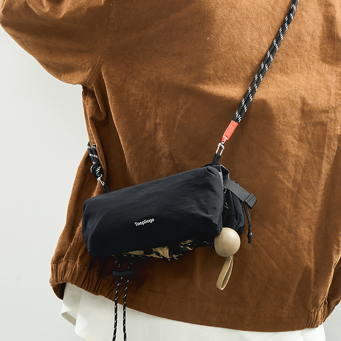 林更新同款水瓶包斜跨包潮牌休闲手机包多层轻便明星同款帆布包