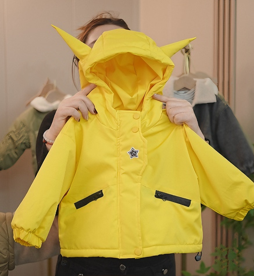 宝宝棉衣冬季加绒加厚棉袄男童卡通棉袄小童外套棉服连帽防风上衣