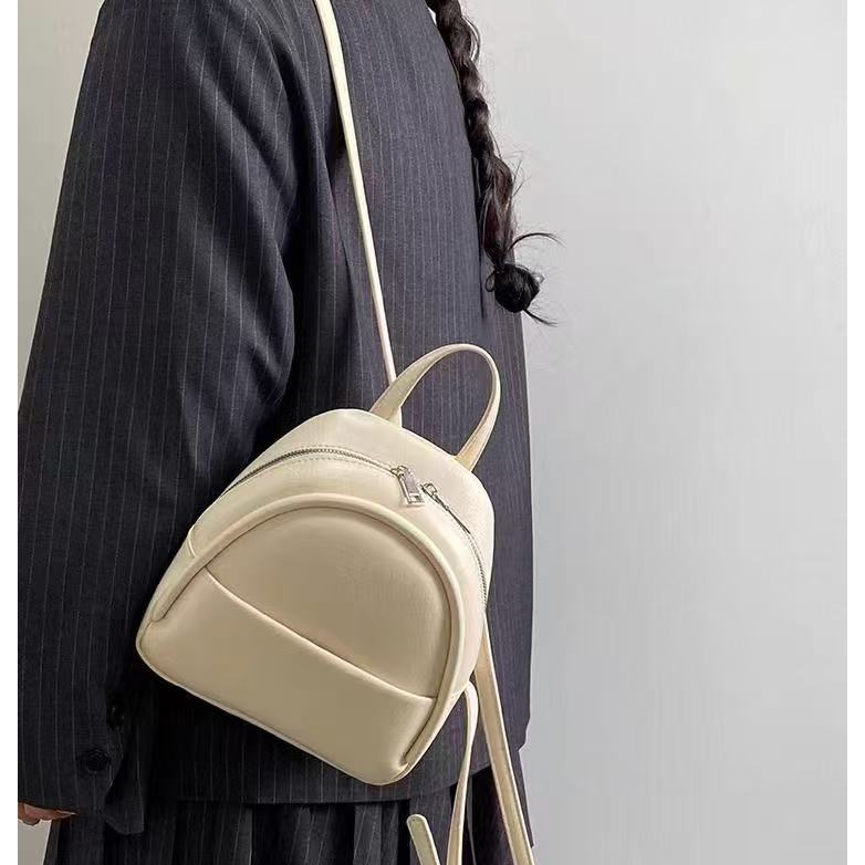 双肩包女2025新款小众女包包学院风轻便小背包休闲百搭女生背包