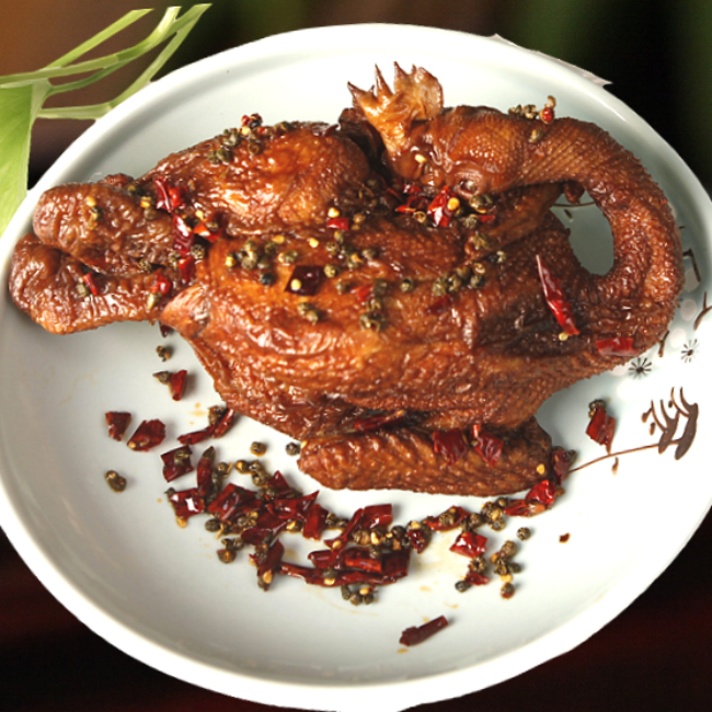 【川美柳】手撕藤椒鸡本草卤制麻辣鲜香老公鸡肉更香