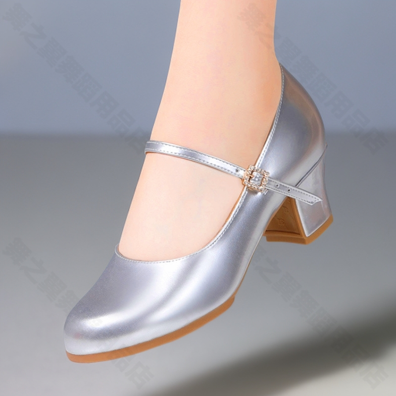 跳舞鞋交谊舞软底专业舞蹈鞋正规鞋拉丁鞋银色新款女款鞋子舞蹈鞋