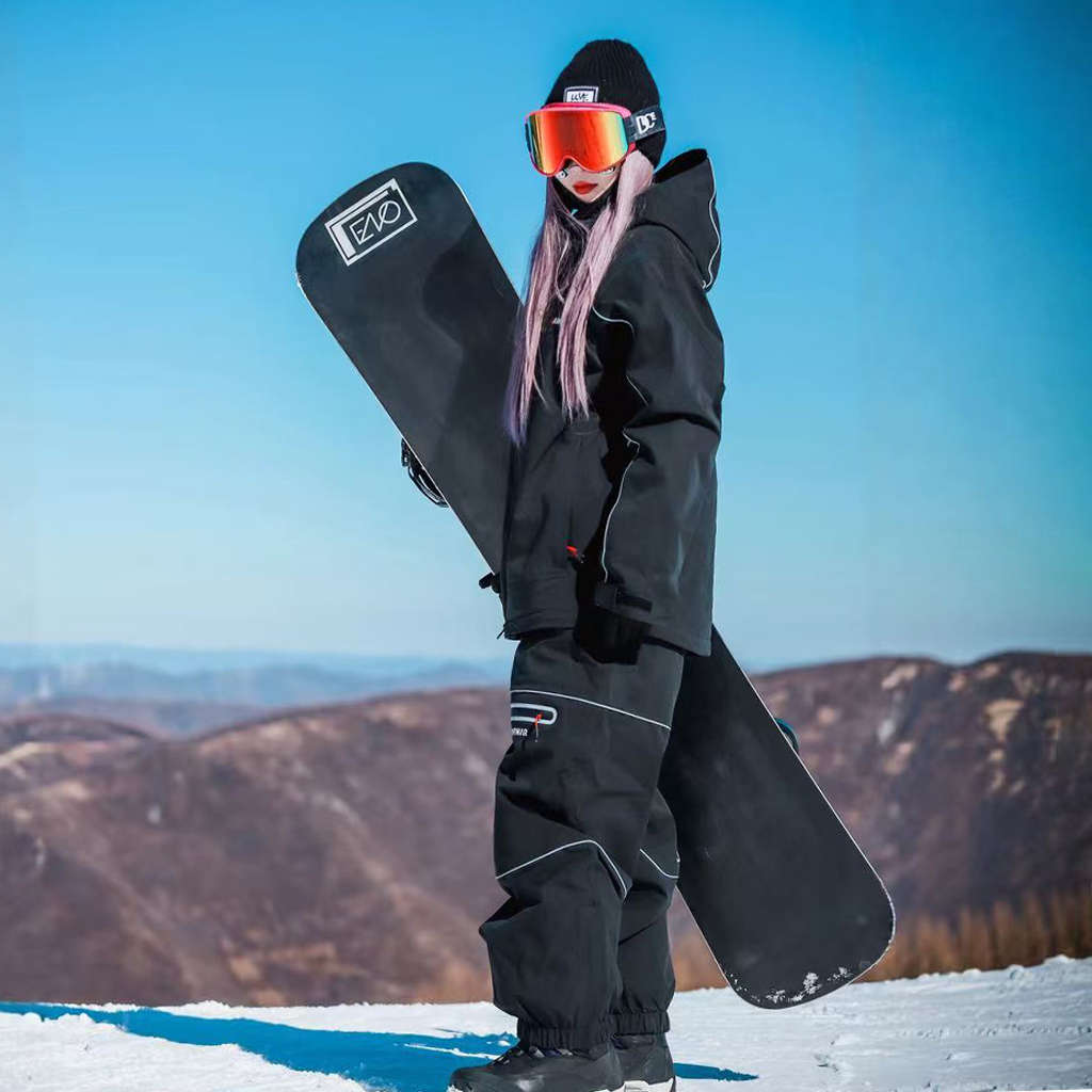 2025新款滑雪服女套装3L防水防风保暖透气专业宽松滑雪服衣裤套装