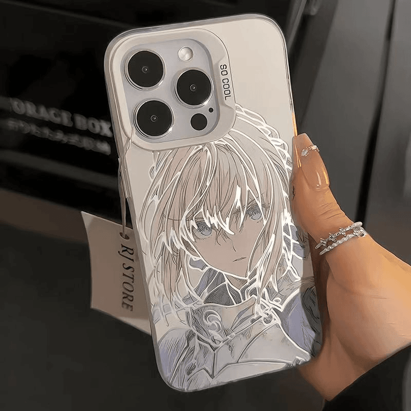 阿尔托利亚适用华为oppo荣耀vivo小米苹果14手机壳13镭射15Plus潮