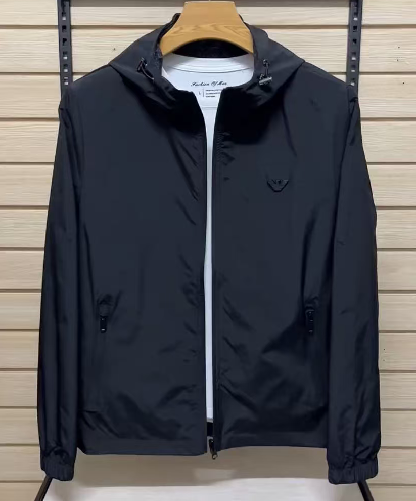 新款高品质男士连帽加棉休闲百搭夹克外套