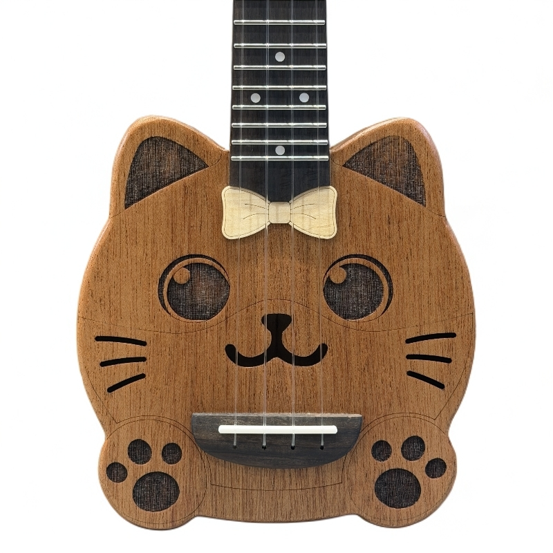 【跨年礼物】新款预售谦梦小猫崽尤克里里全实木