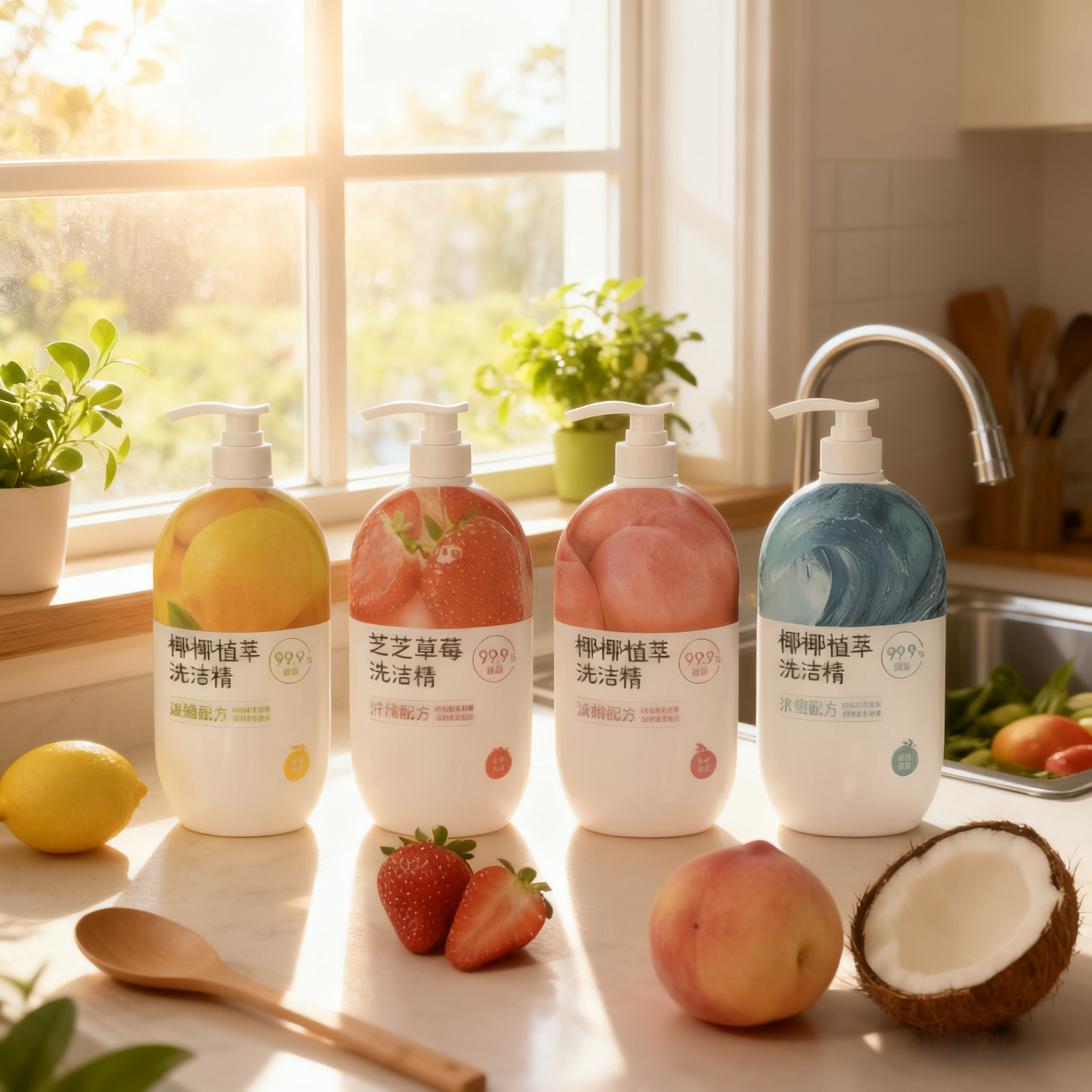 网易严选洗洁精洗食品级家用洗碗液洗涤灵果蔬清洗剂无残留不伤手