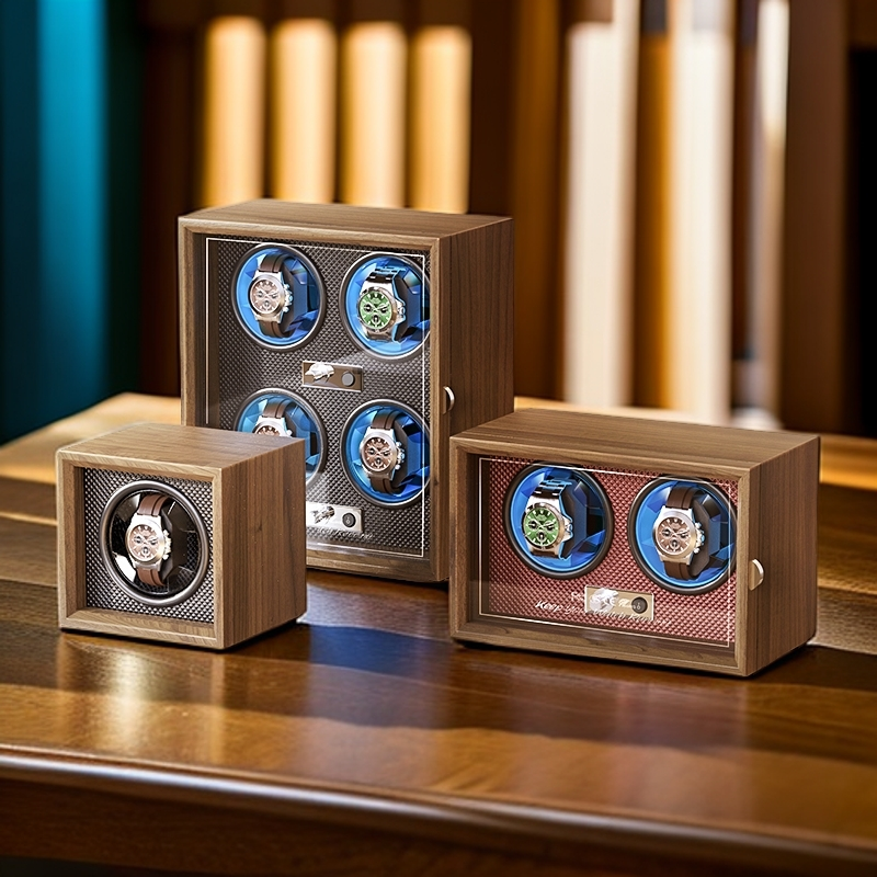 N德国手表自动摇表转表器机械表转动放置器立式手表摇摆器收纳盒