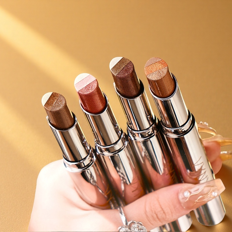 VYNY三色眼影棒渐变高光眼影珠光提亮细闪淡妆三合一不易掉色显白