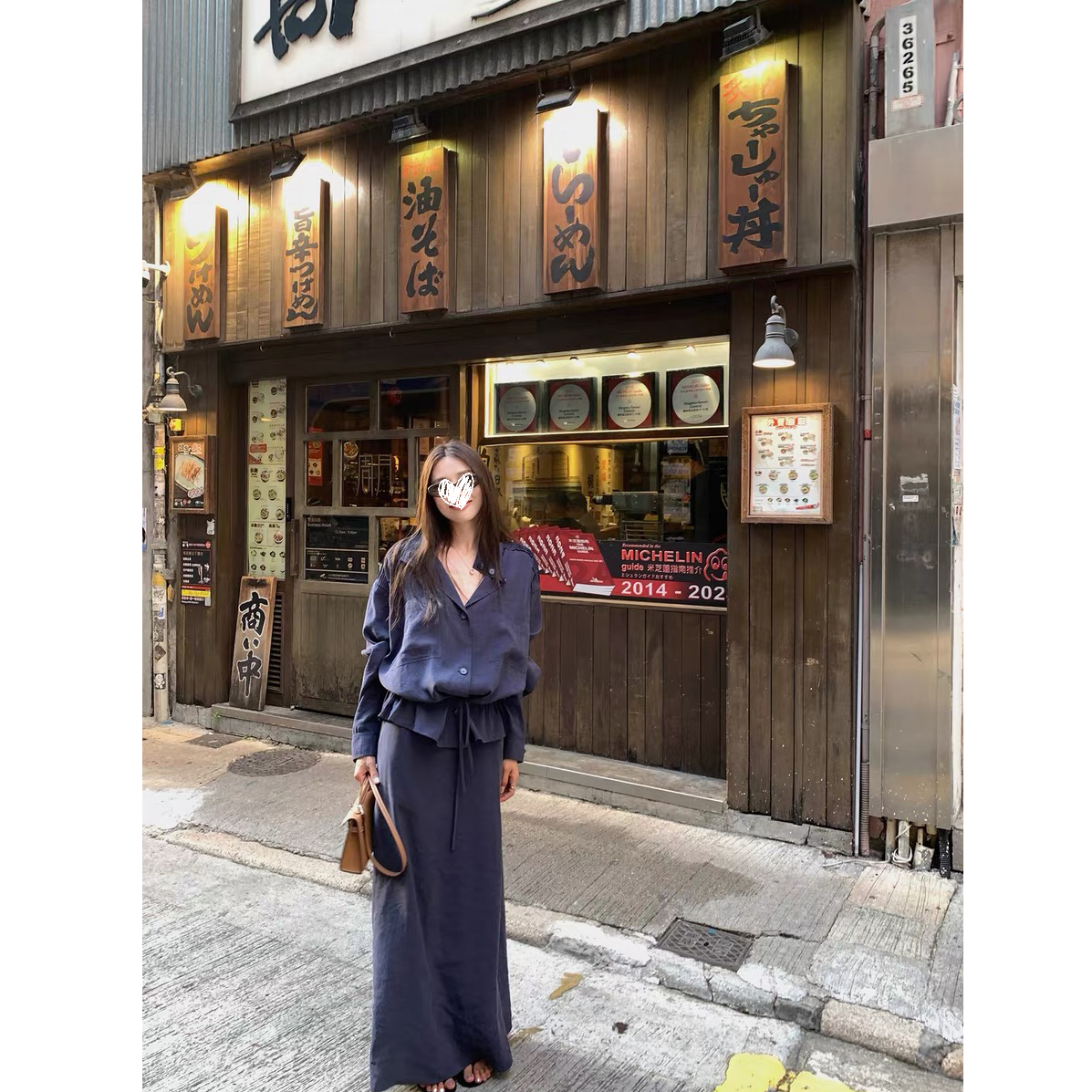 法式重工休闲复古气质高级感时尚外套+开叉半裙两件套装