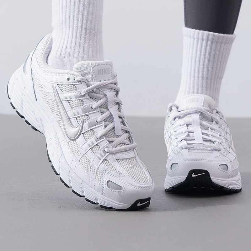 耐克女鞋2025新款P-6000跑步鞋青少年时尚运动休闲老爹鞋HV5064