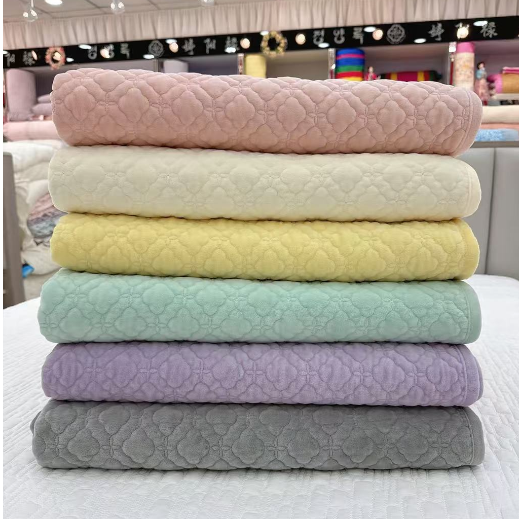 婷阳禄❀福利款水晶绒垫子夹棉 双层双面超柔包边亲肤