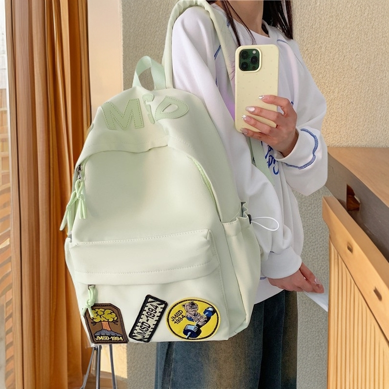 Xmithie 美式水纹涂鸦高颜值精美配色小众设计大容量高中生大学生