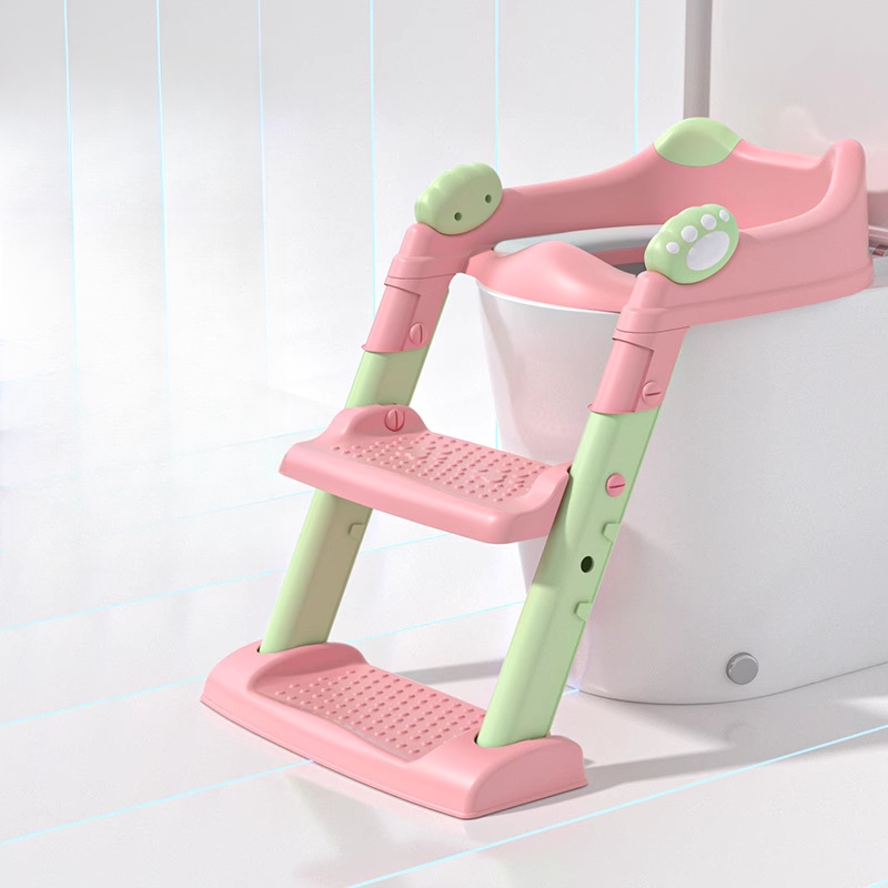 儿童马桶坐便器楼梯男小孩尿便盆圈女宝宝专用婴儿折叠阶梯脚踩凳