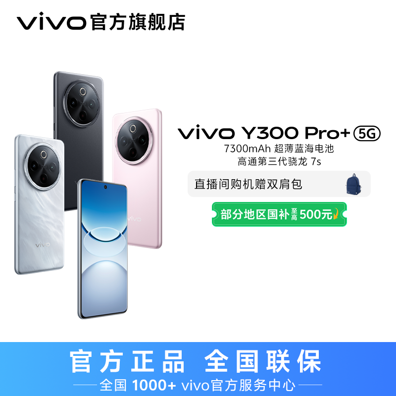 【国家补贴】vivo Y300 Pro+ 智能手机 8GB运存版本