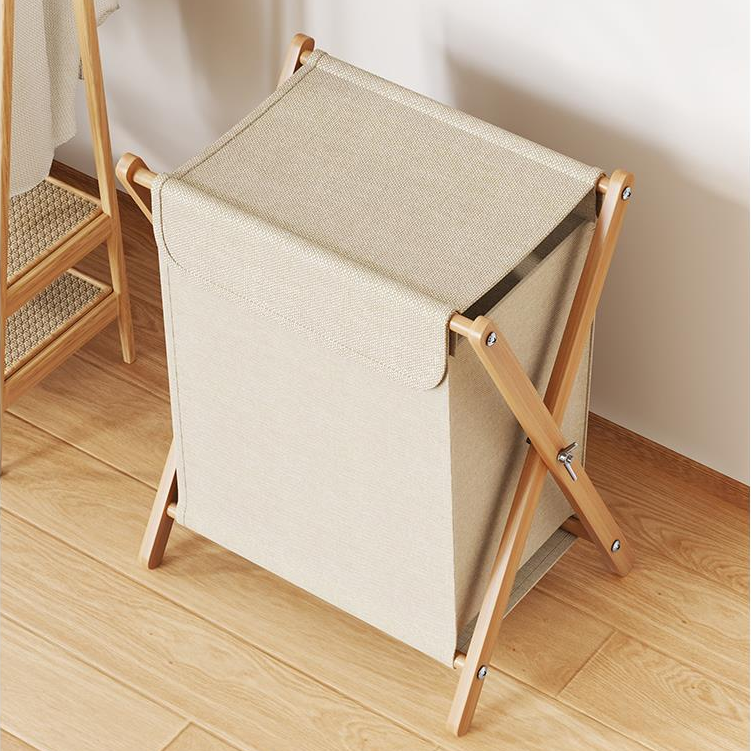 日式脏衣篓大容量带盖可折叠洗衣篮浴室放衣服脏衣篮脏衣服收纳筐