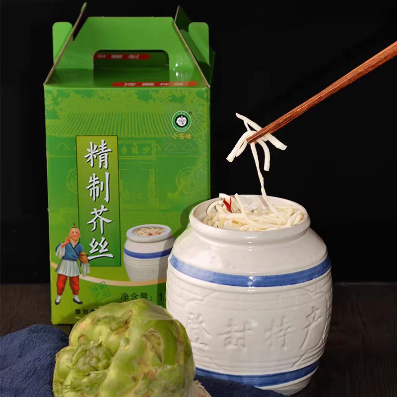 正宗登封特产小苍娃原味芥菜丝罐装下饭菜开胃小菜