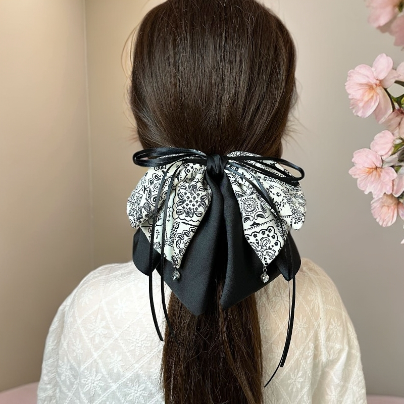 发饰法式韩版韩式布艺发饰马尾抓夹头饰百搭女抓夹发夹