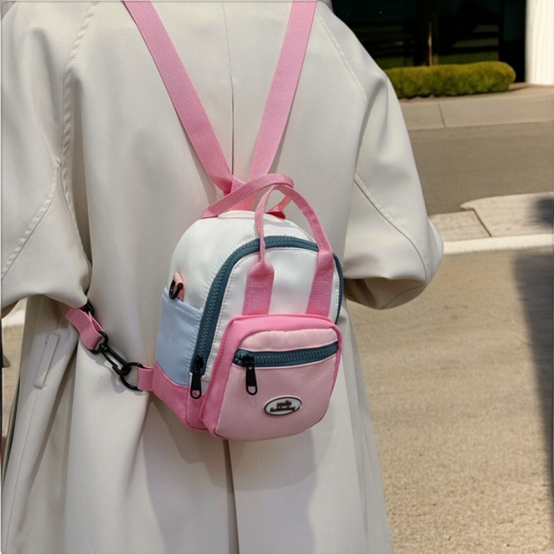 逛街外出高颜值手机包可爱斜挎包迷你小背包女2025新款撞色单肩包