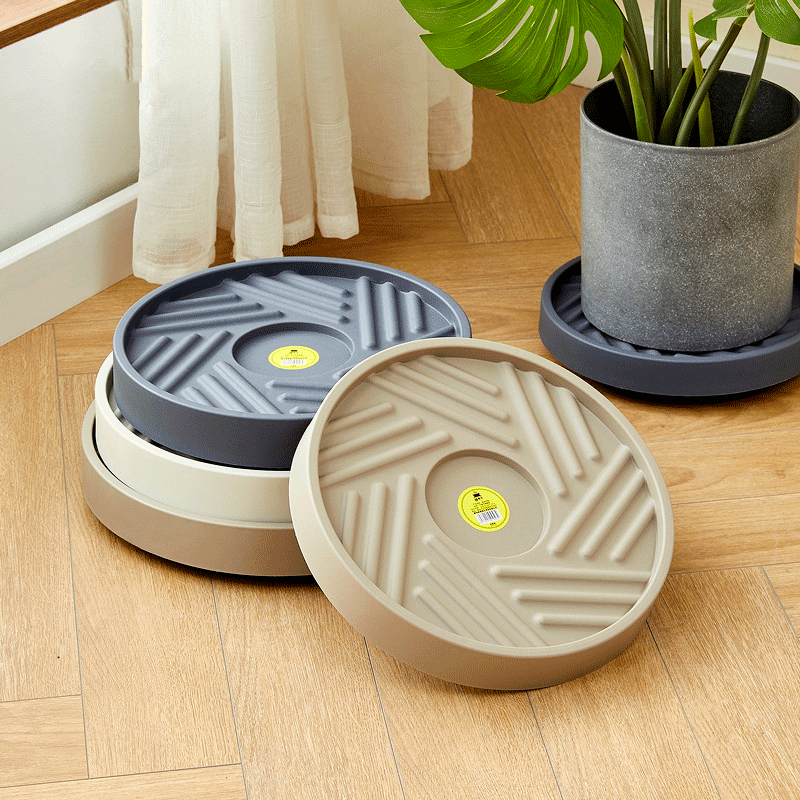 花盆托盘底座接水盘花盘底垫底塑料花盒底盆栽花托大号特大号无轮