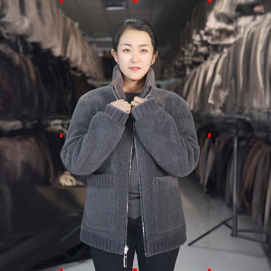 2025绵羊毛拉链男士休闲冬季男款保暖1