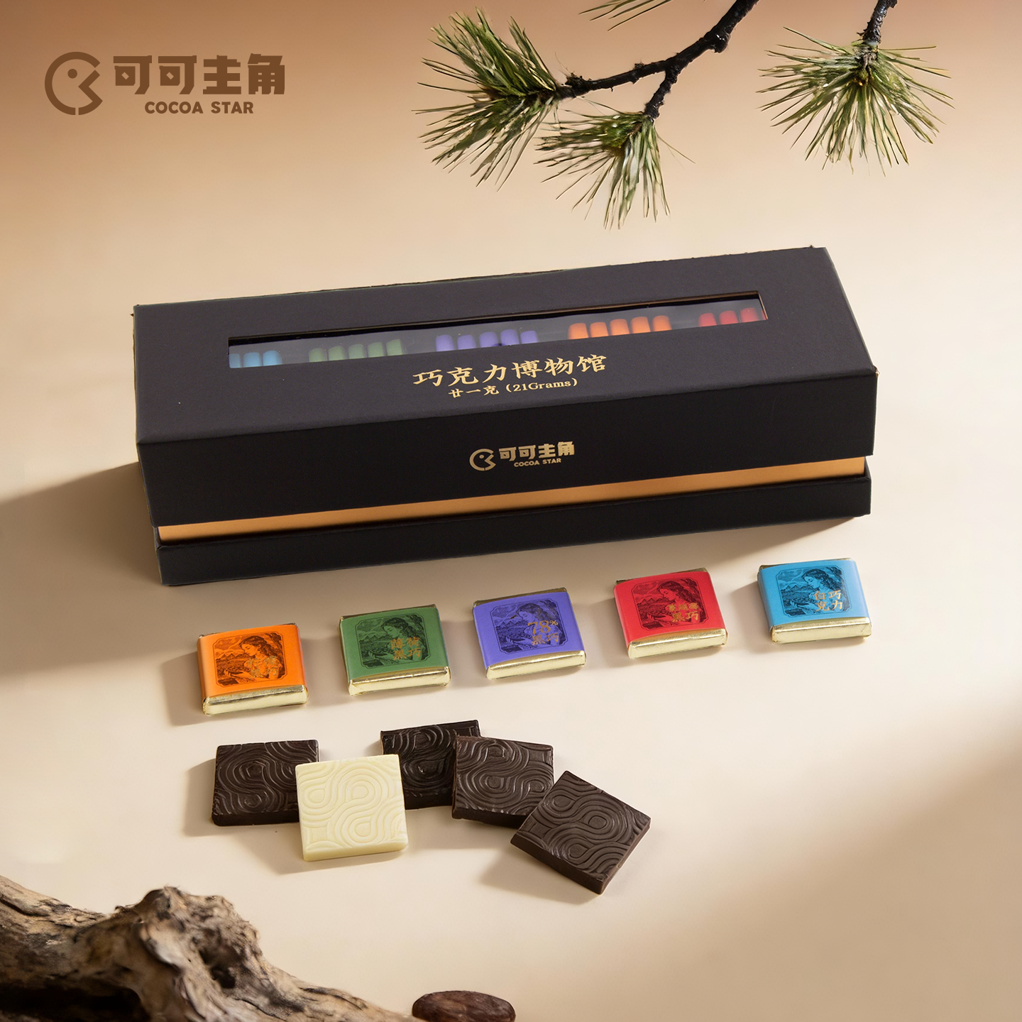 【巧克力博物馆】果缤纷黑巧礼盒 廿一克 (21 Grams)系列▪精致礼物