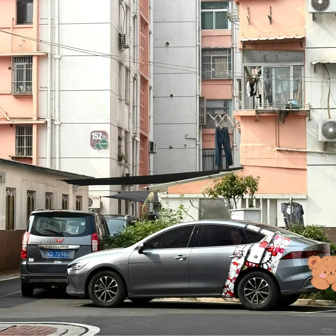 汽车贴纸个性定制膜豹纹KT猫叶子板拉花设计后门贴纸彩绘膜定制膜