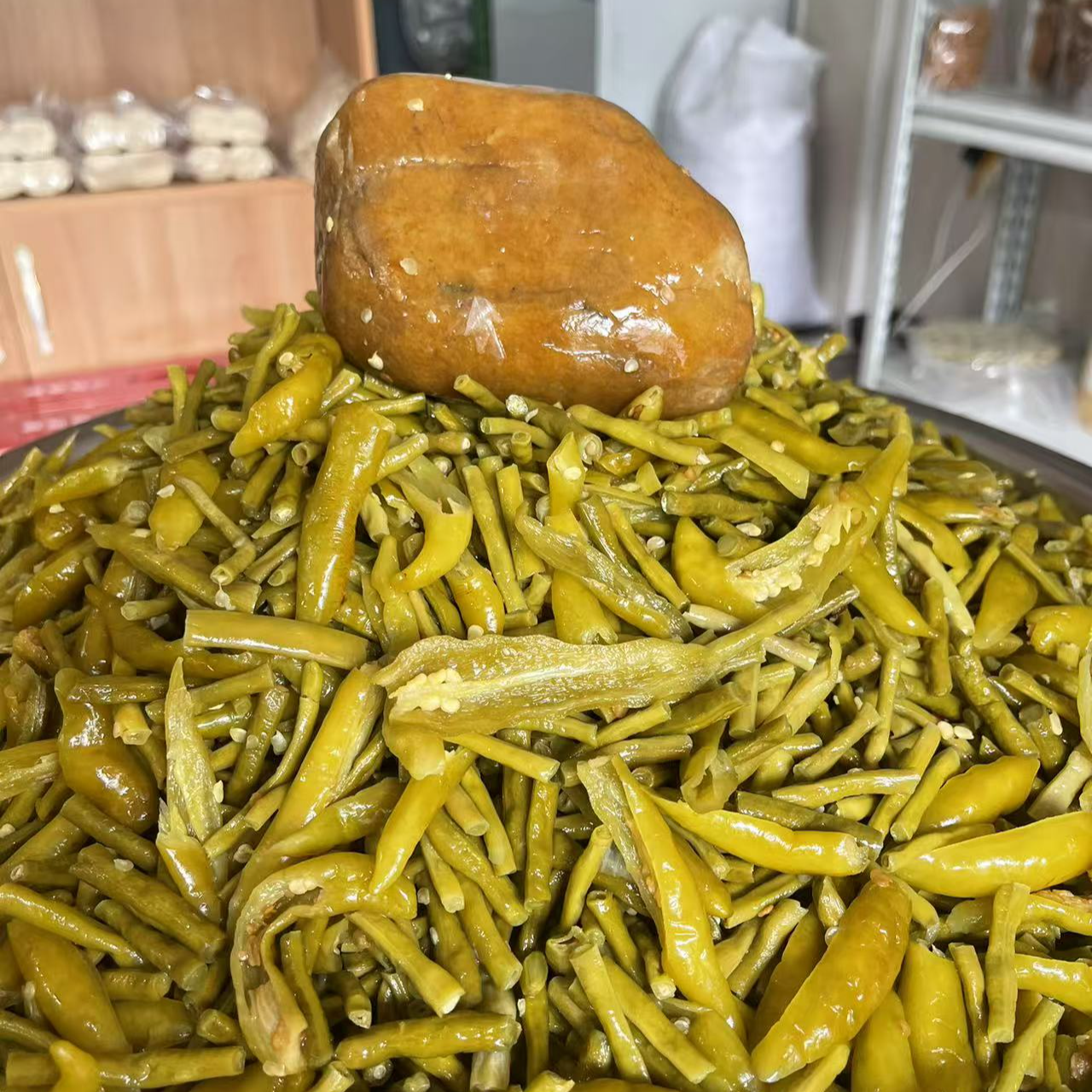 【飞哥家】农家腌缸豆腌辣椒腌萝卜丝腌峨眉豆腌洋姜